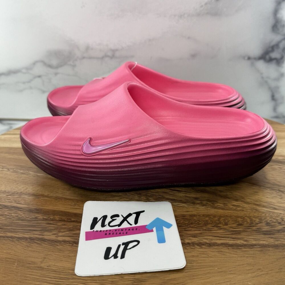 Women’s size 6-Nike ReactX Rejuven8 Slide Sandals ‘Pink Spell’ HV4484-602